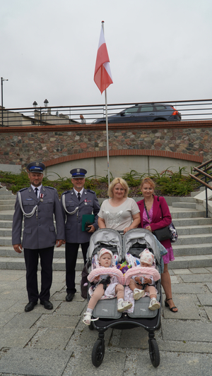 Policjanci z najbliższymi