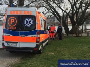 Udzielanie pomocy uczestnikowi marszu